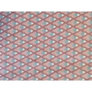 5 Yards Polished Cotton Fabric 54" Wide Soft Pink Gray Geometric Print